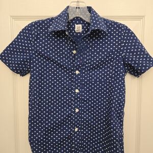 GAP Kids Blue Star Button Down Shirt
